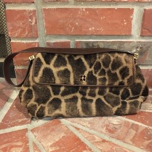 Vintage Kate Spade New York Leopard Pattern Purse